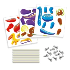 Djeco Knutselset Dinosaurus Trekpoppen Kleur-knutselpakket -Peuter Plezier Verkoopwinkel djeco knutselpakket dinosaurussen 2