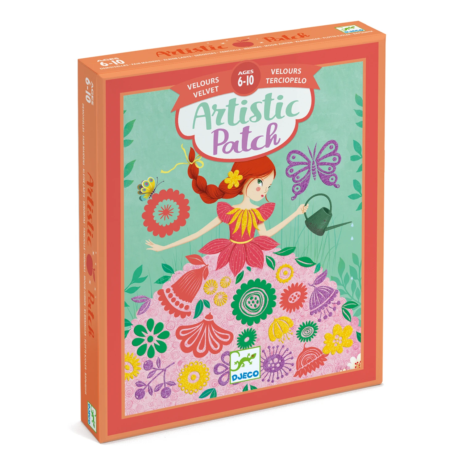 Djeco Knutselset Artistieke-veloursplaatjes Jonge-dames 3 Djeco Knutselset Artistieke-veloursplaatjes Jonge-dames