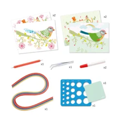 Djeco Knutselset Quilling Seizoenen -Peuter Plezier Verkoopwinkel djeco knutselset quilling seizoenen 2