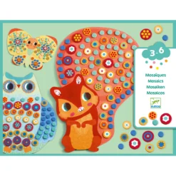 Djeco Mozaiek Millefiori Knutselset -Peuter Plezier Verkoopwinkel djeco mozaiek knutselset millefiori 4