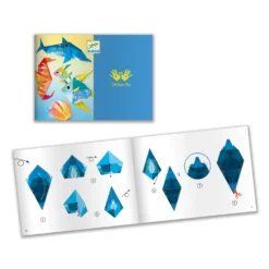 Djeco Origami – Zeedieren Knutselset -Peuter Plezier Verkoopwinkel djeco origami zeedieren 1