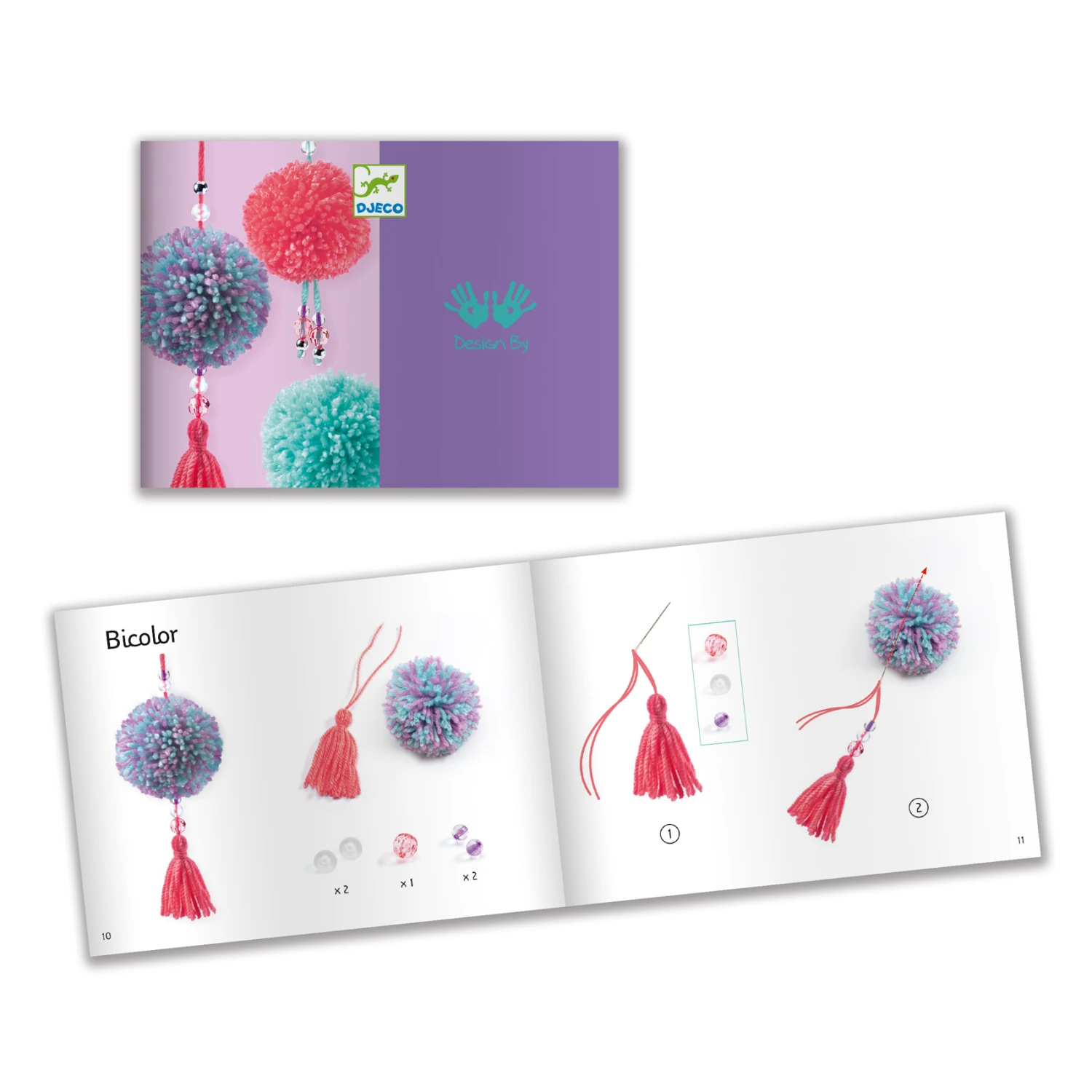 Djeco Knutselset Pompoms Maken 4 Djeco Knutselset Pompoms Maken - Image 2