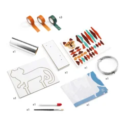 Djeco Sculptuur Workshop De Tijger Knutselpakket -Peuter Plezier Verkoopwinkel djeco sculpuur workshop tijger knutselpakket 3