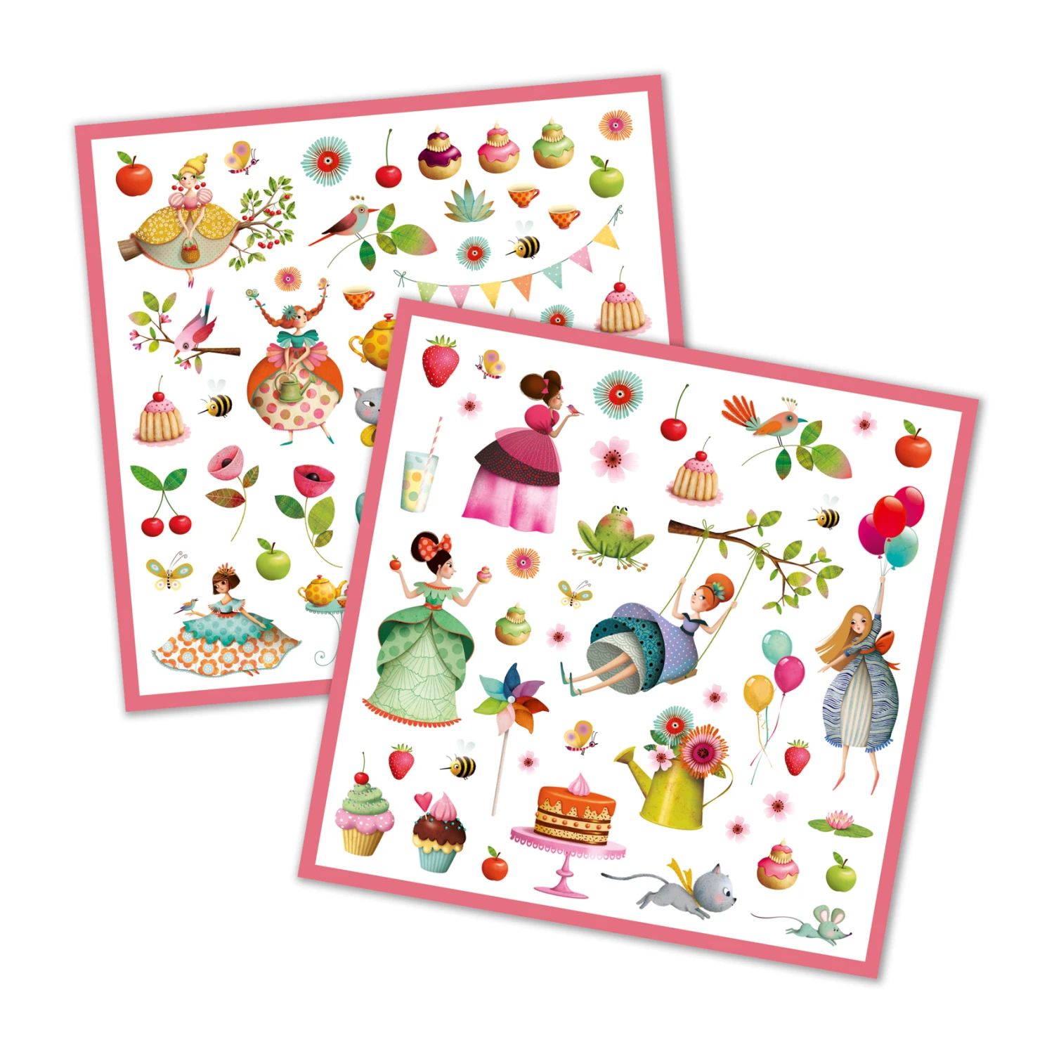Djeco Stickers Thee-drinken-met-prinsessen 160-stuks 4 Djeco Stickers Thee-drinken-met-prinsessen 160-stuks - Image 2