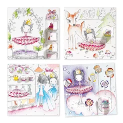 Djeco Kleurplaten-met-verrassing De-deurtjes-van-Pupi Knutselpakket -Peuter Plezier Verkoopwinkel djeco verrassingskleurplaten pupi 3