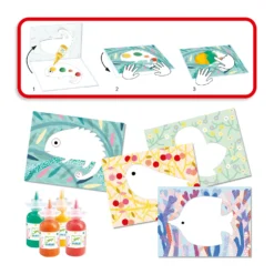 Djeco Vingerverfset Kleine-Klodder Knutselset -Peuter Plezier Verkoopwinkel djeco vingerverfset kleine klodder 2