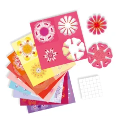 Djeco Vouwkunst Bloemen Maken -Peuter Plezier Verkoopwinkel djeco vouwwerkje bloemen maken 1