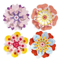Djeco Vouwkunst Bloemen Maken -Peuter Plezier Verkoopwinkel djeco vouwwerkje bloemen maken 2