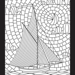 Glas In Lood Kleurboek Reizen -Peuter Plezier Verkoopwinkel download 3