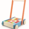 Pintoy Duwkar Blokkenkar Met Blokken -Peuter Plezier Verkoopwinkel duwkar blokkenkar pintoy 12506