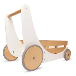 Kinderfeets Cargo Walker Wit Duwkar En Speelgoedkist In 1. -Peuter Plezier Verkoopwinkel duwkar kinderfeets cargo walker wit 1 1