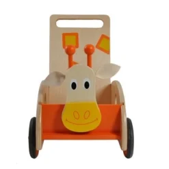 Duwkar – Loopwagen Scratch Giraffe -Peuter Plezier Verkoopwinkel duwkar scratch giraffe 1 1