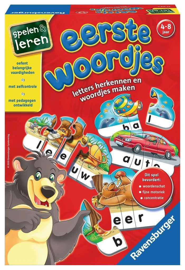 Eerste Woordjes Kinderspel Ravensburger Spellen 3 Eerste Woordjes Kinderspel Ravensburger Spellen