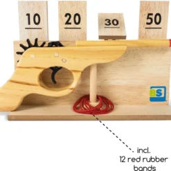 BS Toys GA202 Elastiekpistool -Peuter Plezier Verkoopwinkel elastiekjespistool buitenspeel 1