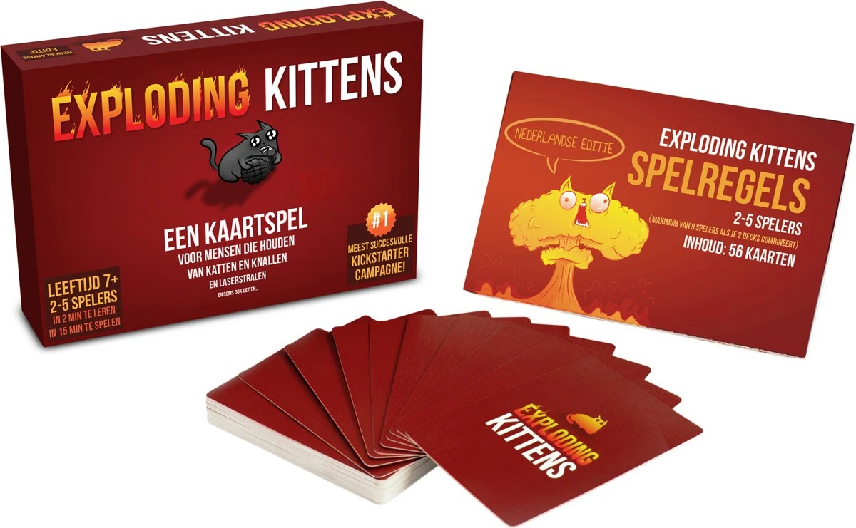 Exploding Kittens Kaartspel 5 Exploding Kittens Kaartspel - Afbeelding 3