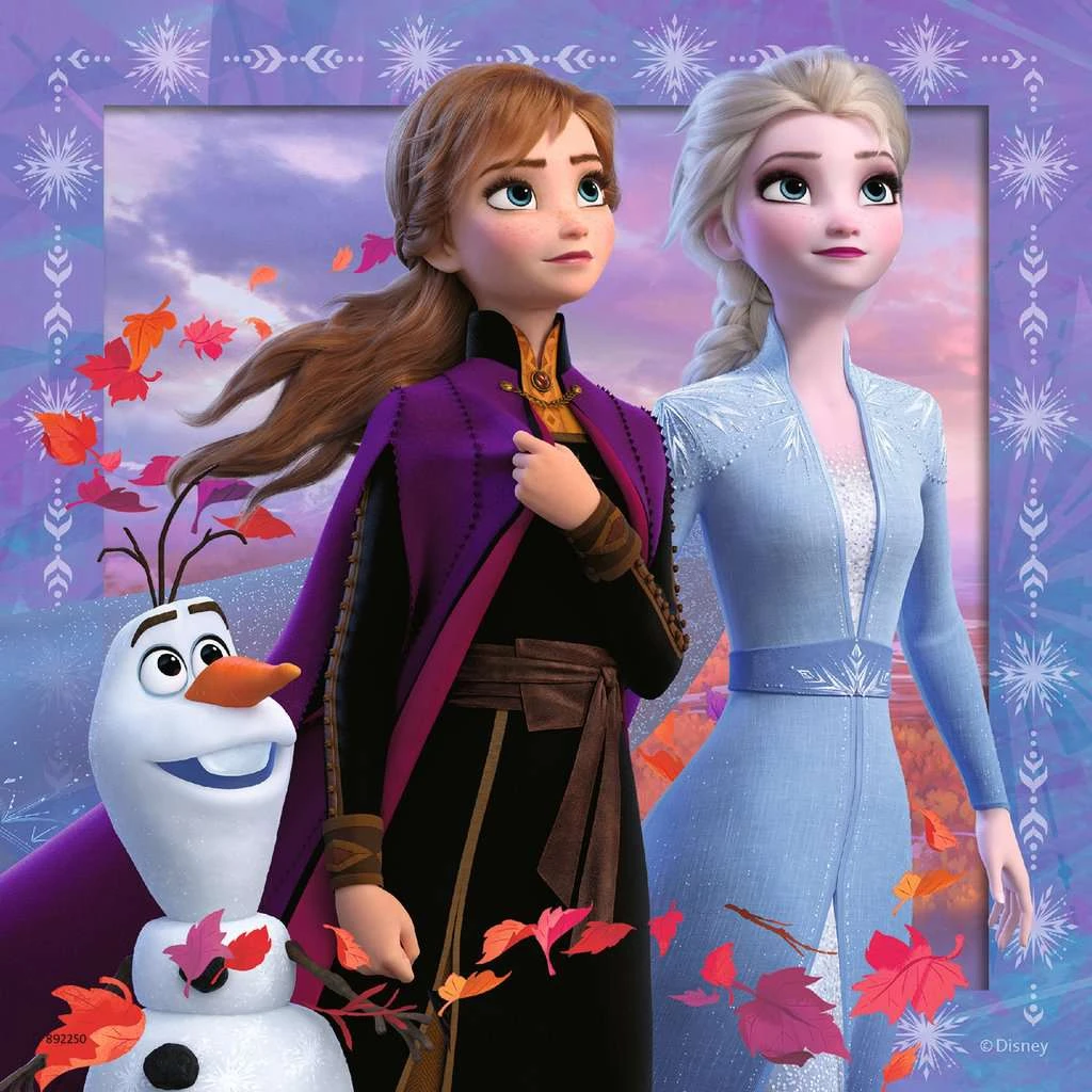 Frozen II De Reis Begint Puzzelbox Ravensburger 3×49 Stukjes 4 Frozen II De Reis Begint Puzzelbox Ravensburger 3×49 Stukjes - Image 2