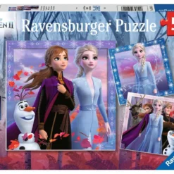 Frozen II De Reis Begint Puzzelbox Ravensburger 3×49 Stukjes