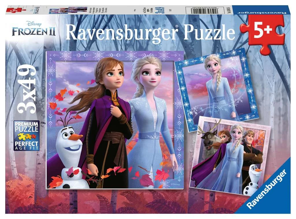 Frozen II De Reis Begint Puzzelbox Ravensburger 3×49 Stukjes 3 Frozen II De Reis Begint Puzzelbox Ravensburger 3×49 Stukjes