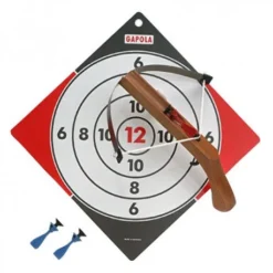 Gapola Houten Kruisboog Klein Met Bord En 3 Pijltjes -Peuter Plezier Verkoopwinkel gapola kruisboog pistool met schietschijf new classic toys 4600 1