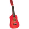 Houten Gitaar Rood Kindergitaar -Peuter Plezier Verkoopwinkel gitaar rood newclassictoys 341