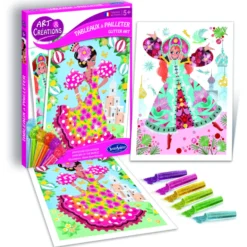 Glitter Art Danseres Sentosphere Knutselpakket -Peuter Plezier Verkoopwinkel glitter art danseres knutselpakket sentosphere 322076 1