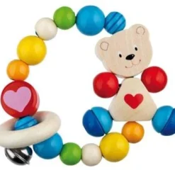 Elastische Bijt- En Grijpring Beer -Peuter Plezier Verkoopwinkel grijpring bijtring beer heimess 763810 1