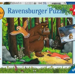 Gruffalo Kinder-Puzzel Ravensburger 2 X 12 Stukjes