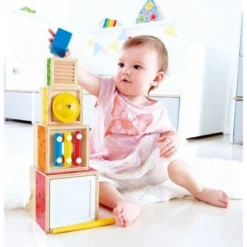Stapelbare Muziekset – Hape Stacking Music Set -Peuter Plezier Verkoopwinkel hape e0336 stapelbare muziekset 1