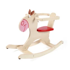 Hobbelpaard Scratch – Blank Met Manen. -Peuter Plezier Verkoopwinkel hobbelpaard blank scratch 6181422 2 1