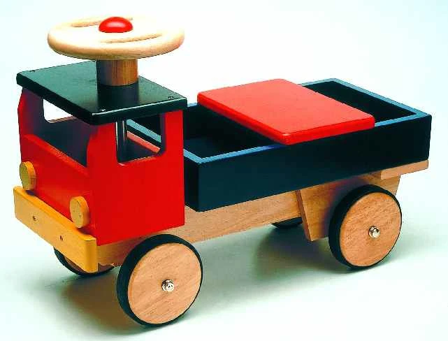 Houten Loopauto – Vrachtwagen Pintoy 3 Houten Loopauto – Vrachtwagen Pintoy