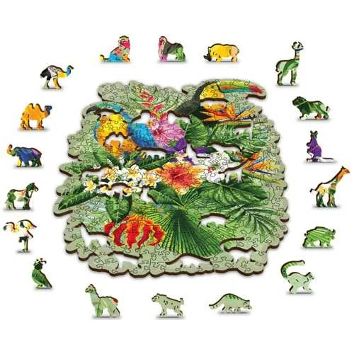 Wooden City Houten Puzzel Tropical Birds L300 6 Wooden City Houten Puzzel Tropical Birds L300 - Image 4