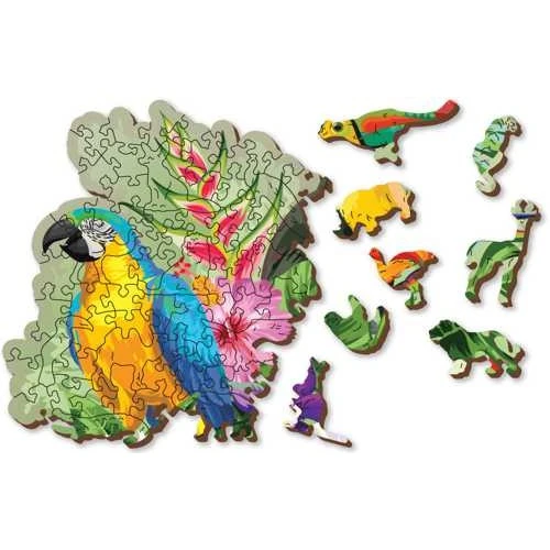 Wooden City Houten Puzzel Tropical Birds L300 7 Wooden City Houten Puzzel Tropical Birds L300 - Image 5