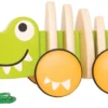Trekfiguur Hape: Walk-a-Long Crocodile -Peuter Plezier Verkoopwinkel houten trekdier hape walk along crocodile
