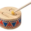Houten Trommel Plantoys -Peuter Plezier Verkoopwinkel houten trommel plantoys 6404