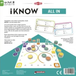 IKNOW Allin -Peuter Plezier Verkoopwinkel iknow allin bordspel tactic 53955 1 1