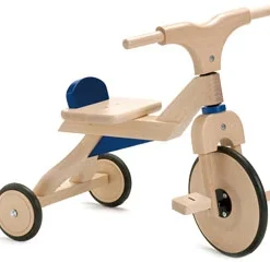Houten Driewieler Jasper -Peuter Plezier Verkoopwinkel jasper trike blauw driewieler hout 1