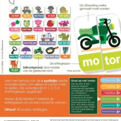 Jumbo 19569 Ik Leer Lettergrepen -Peuter Plezier Verkoopwinkel jumbo 19549 ik leer lettergrepen educatief spel 5