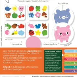 Jumbo 19569 Ik Leer Vormen En Kleuren -Peuter Plezier Verkoopwinkel jumbo 19569 vormen en kleuren educatief spel 5