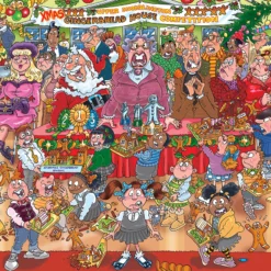 Jumbo 25017 Christmas Puzzle 18 2x Puzzel 1000pcs -Peuter Plezier Verkoopwinkel jumbo wasgij 25017 puzzelkerst puzzel 2x1000 stukjes cristmas puzzle.png 2