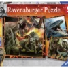 Jurassic World Puzzelbox Ravensburger 3 X 49 Stukjes -Peuter Plezier Verkoopwinkel jurassic world puzzel ravensburger