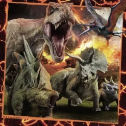 Jurassic World Puzzelbox Ravensburger 3 X 49 Stukjes -Peuter Plezier Verkoopwinkel jurassic world puzzel ravensburger 2