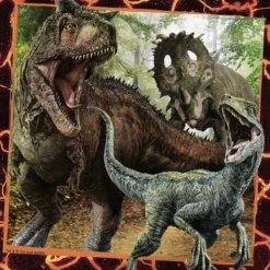 Jurassic World Puzzelbox Ravensburger 3 X 49 Stukjes -Peuter Plezier Verkoopwinkel jurassic world puzzel ravensburger 3
