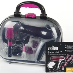 Braun Kappersset In Koffer -Peuter Plezier Verkoopwinkel kappersset braun satin hair 7 koffer theo klein 5872 1 1