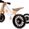 Kinderfeets Tiny-Tot-Plus White Loopfiets -Peuter Plezier Verkoopwinkel kinderfeets houten loopfiets driewieler tiny tot plus white
