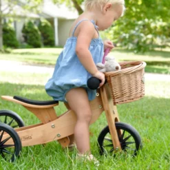 Tiny Tot Bamboo Loopfiets 2-in-1 Kinderfeets -Peuter Plezier Verkoopwinkel kinderfeets tiny tot bamboe loopfiets 3