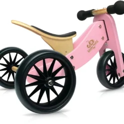 Tiny Tot Loopfiets 2 – In – 1 Kinderfeets – Loopfiets – Rose
