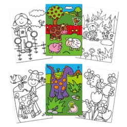 Eerste Kleurboek Met Stickers First Sticker Colouring Book -Peuter Plezier Verkoopwinkel kleurboek met stickers first sticker colouring book 1 1