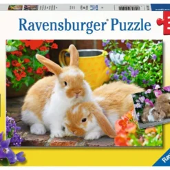Knuffelmomentje Kinder-Puzzel Ravensburger 2 X 12 Stukjes