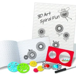 4M Crea Hobby- En Knutseldoos 3D Art Creative Spiral Fun -Peuter Plezier Verkoopwinkel knutseldoos 3d art 4m 5604616 1 1