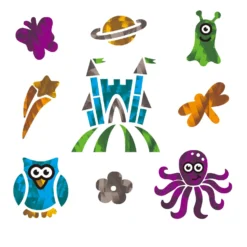 Knutselset – Travel Foil Art -Peuter Plezier Verkoopwinkel knutselset folie travel foil art 3